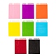 80pcs 8 Farben umweltfreundliche Kraftpapiertüten CARB-LS0001-03-1