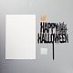 Акриловый паук и Хэллоуин слово торт вставка украшение карты DIY-H109-04-2