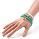 Ensemble de bracelets extensibles à breloques en zircone cubique en forme de coquille pour adolescentes femmes X1-BJEW-JB06850-04-11