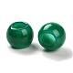 Perles européennes teintes en jade naturel de Malaisie G-R488-01A-3