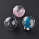 (venta de liquidación defectuosa: rasguño superficial) decoración de adorno de bola de plástico HJEW-XCP0001-05-2