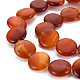 Fili di perline agata rosso naturale G-S359-348-3
