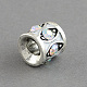 Alloy Rhinestone European Beads X-ALRI-S141-06-NR-2