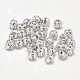 Fancy Cut Textured 925 Sterling Silver Round Beads STER-F012-06C-2