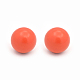 Perles en laiton peintes rondes de bombe sans perforation KKB-J001-16-1