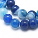 Chapelets de perles en agate à rayures naturelles/agates à bandes G-I254-03B-05-3
