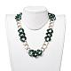 (vente de bijoux fêtes d'usine) colliers de chaîne NJEW-JN02801-04-5