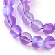 Synthetische Mondstein Perlen Stränge X-G-R375-6mm-A09-1