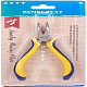 BENECREAT 5.75 Inch Needle Nose Pliers Extra Long Needle Nose Plier with Comfort Rubber Grip For Jewelry Making PT-BC0002-06-3