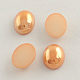 Pearlized Plated Opaque Glass Cabochons PORC-S804-8x10-42-1