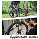 Superfindings6pcsプラスチック自転車タイヤレバー  自転車タイヤ取り外し交換工具  自転車アクセサリー  ミックスカラー  117x25x8.5mm TOOL-FH0001-25-5