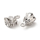 Rack Plating Alloy Rose Charms FIND-G044-27P-2