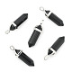Natural Black Obsidian Double Terminated Pointed Pendants X-G-F295-04K-3