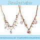 ANATTASOUL 2Pcs 2 Styles Natural Shell Pendants Bib Necklaces Set with Polyester Cords NJEW-AN0001-66-2