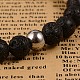Bracelets extensibles avec perles en pierre précieuse naturelle BJEW-F188-01B-2