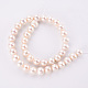 Natural Cultured Freshwater Pearl Beads Strands PEAR-S012-72-2