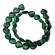 Chapelets de perles en pierre gemme de malachite naturelle X-MALA-12X12-1-2