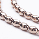 Chapelets de perles en hématite synthétique sans magnétiques G-F510-08-1