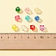 240pcs 10 couleurs perles acryliques transparentes TACR-FS0001-29-5