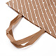環境に優しい再利用可能なエコバッグ  不織布ショッピングバッグ  砂茶色  45x10cm ABAG-L004-U01-3