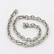 3.28 Feet 304 Stainless Steel Cable Chains X-CHS-K002-04-3mm-2