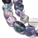 Natural Fluorite Beads Strands G-B048-A01-03-3