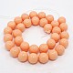 Round Shell Pearl Beads Strands BSHE-I002-14mm-A218-2