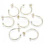 Серьги-кольца из латуни KK-R112-041B-NF