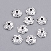 6 -petal тибетский стиль сплава цветок крышки шарика TIBE-S220-S-RS