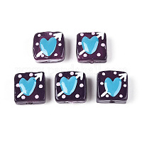 Ручной спрей окрашены бусины бисера&nbsp;LAMP-N035-02C