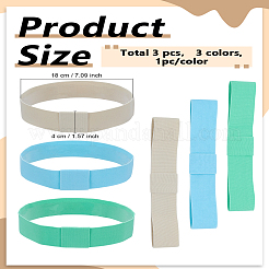 3 Stück Hutband aus Gummi in 3 Farben&nbsp;FIND-LP0007-31A