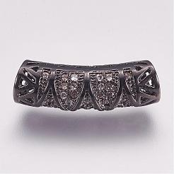 Perline zirconi micro pave  in ottone&nbsp;ZIRC-G087-27