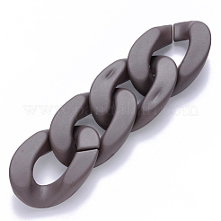 Anelli di collegamento in acrilico verniciato a spruzzo opaco&nbsp;OACR-S036-001B-I06
