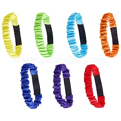 11 bande élastique en tissu/nylon de 7 couleurs&nbsp;AJEW-CN0005-91