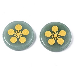 Естественный зеленый авантюрин кабошонов&nbsp;G-S375-006A