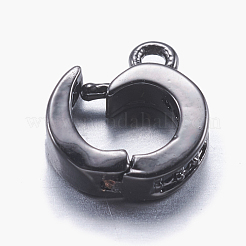 Bails de raccourcisseur de rehausseur de zircone cubique micro pave en laiton&nbsp;ZIRC-A008-10-02B