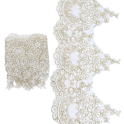 3.3 ярд полиэстеровых кружевных лент для отделки&nbsp;SRIB-GF0001-57B