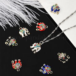 Подвески из сплава и страза&nbsp;ENAM-PH0001-41G-RS