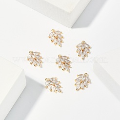 Латунные микро проложить кубического циркония подвески&nbsp;KK-S348-502-NF