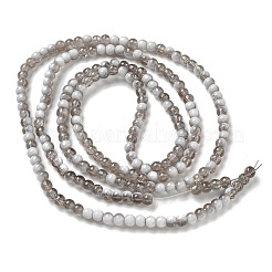 Perle di vetro crackle&nbsp;X1-GLAA-U001-4mm-06