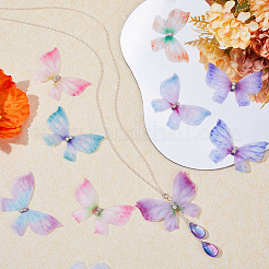 100 шт. 10-цветный градиентный двухслойный тюль с орнаментом&nbsp;FIND-SC0005-79