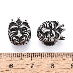 Бусины европейского стиля с крупными отверстиями из нержавеющей стали 304&nbsp;STAS-T072-105AS