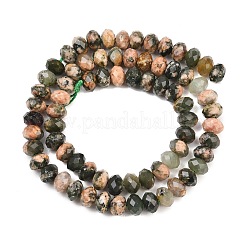 Естественный зеленый опал бисер нитей&nbsp;G-C259-A51-5x8mm