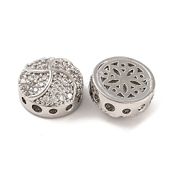 Латунные микропаве из прозрачного кубического циркония&nbsp;KK-S389-26P