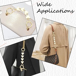 Удлинители ремешков для сумки из эмалированного сплава в виде бабочки&nbsp;AJEW-CJ00004