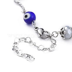 Conjuntos de joyas de lampwork mal de ojo&nbsp;SJEW-JS01041-02