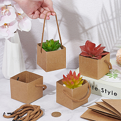 Водонепроницаемые коробки для хранения цветов из крафт-бумаги&nbsp;CON-WH0115-03