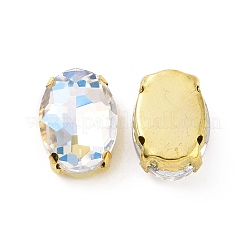 Овал пришиваем стразами&nbsp;DIY-E062-06G-B02