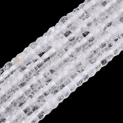 Chapelets de perles en cristal de quartz naturel&nbsp;G-Q606-46A-18