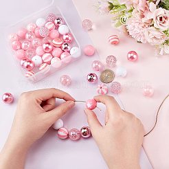 1 набор непрозрачных акриловых бусин MACR-PH0001-51C